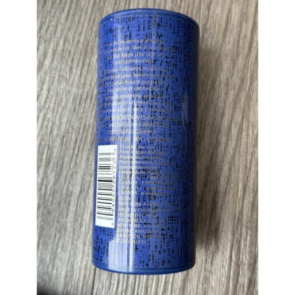 Mesmerize by‎ Avon Deodorant Body Talc 2.6 oz New
